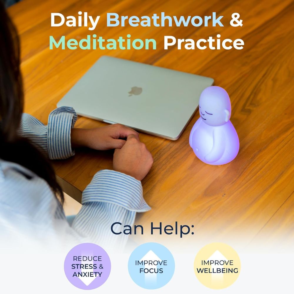 Sleeping Buddha | Guided meditation breathing light to help you focus and calm