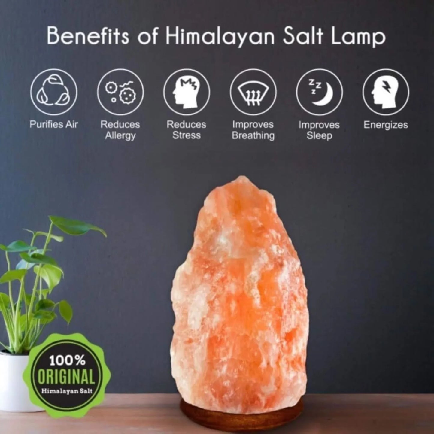 Himalayan Salt Lamp Natural