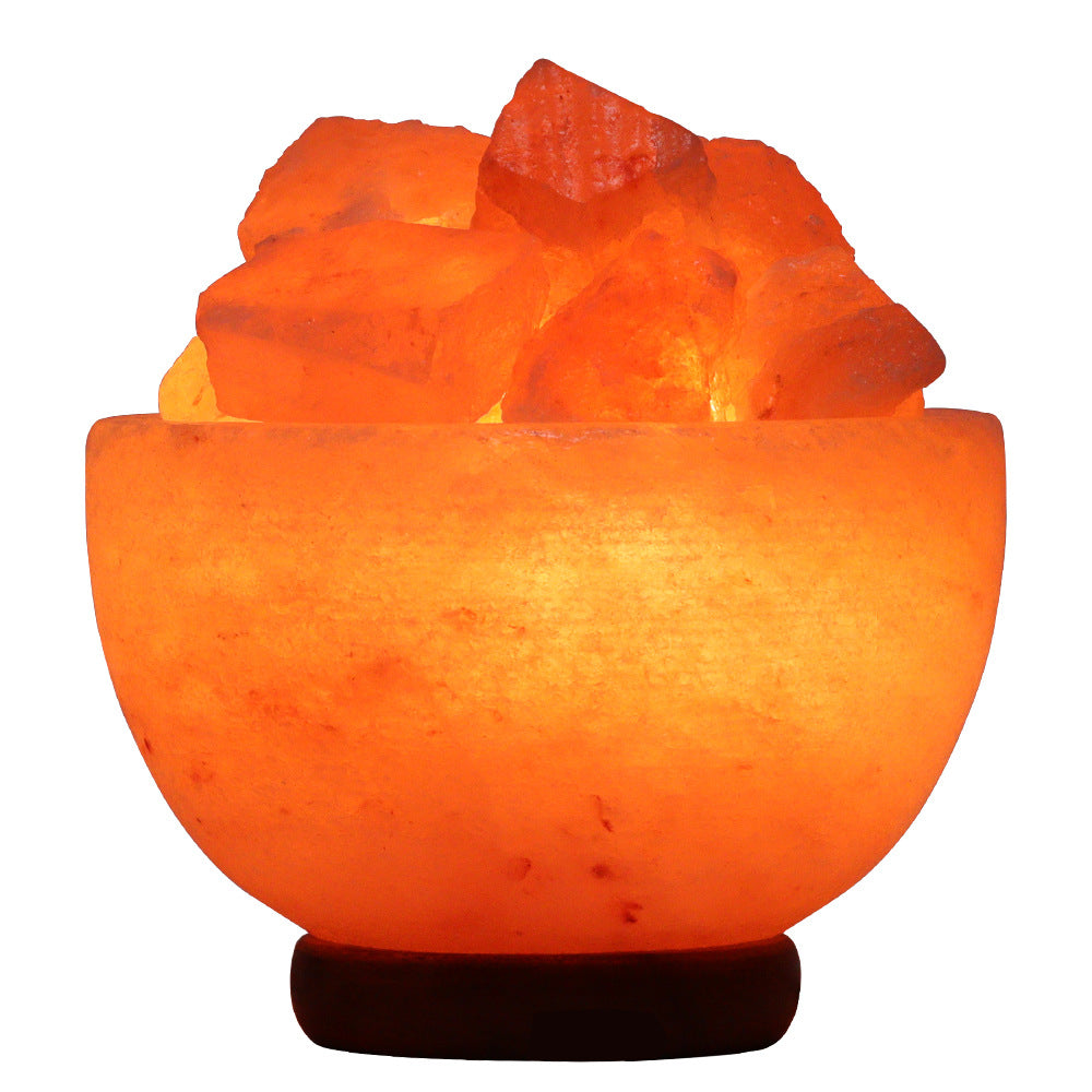 Himalaya Salt Lamp with Bowl Novelty Light