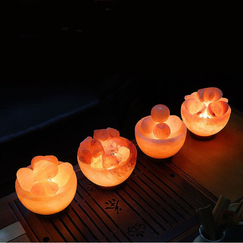 Himalaya Salt Lamp with Bowl Novelty Light