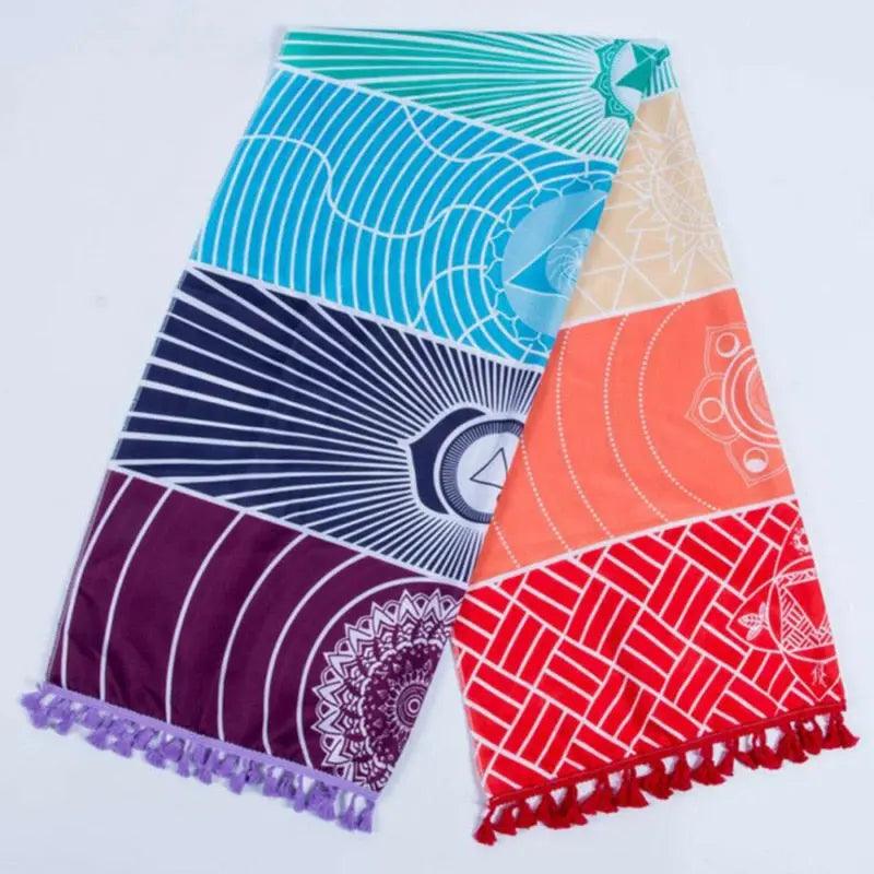 Rainbow Chakra Yoga Mat